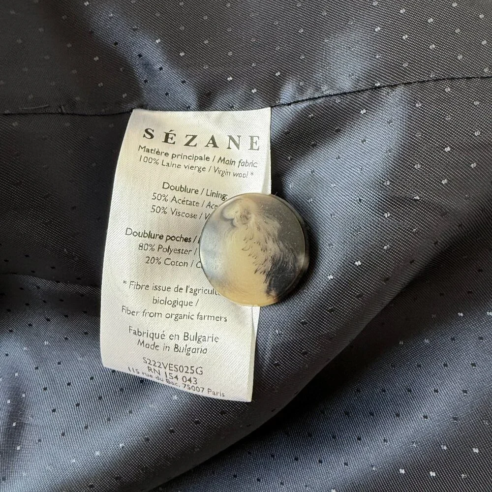 Sezane Christie jacket in Grey - 40 - Picture 8 of 16